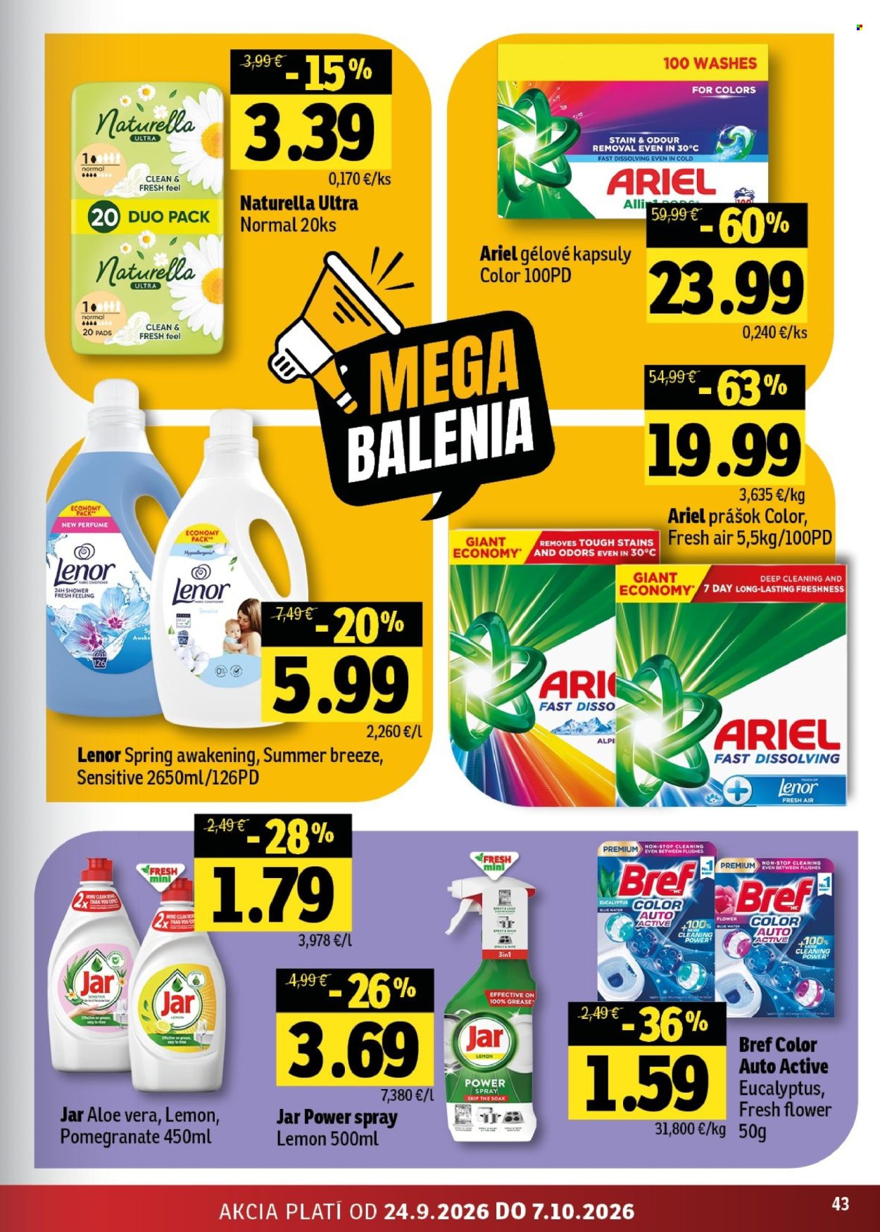 Leták FRESH - 24.9.2026 - 7.10.2026. Strana 43