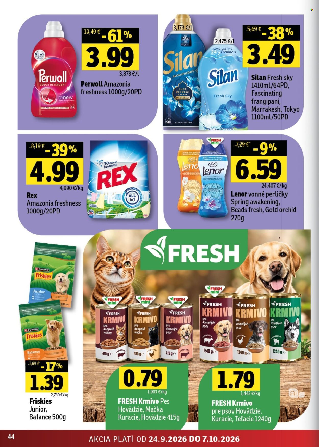 Leták FRESH - 24.9.2026 - 7.10.2026. Strana 44