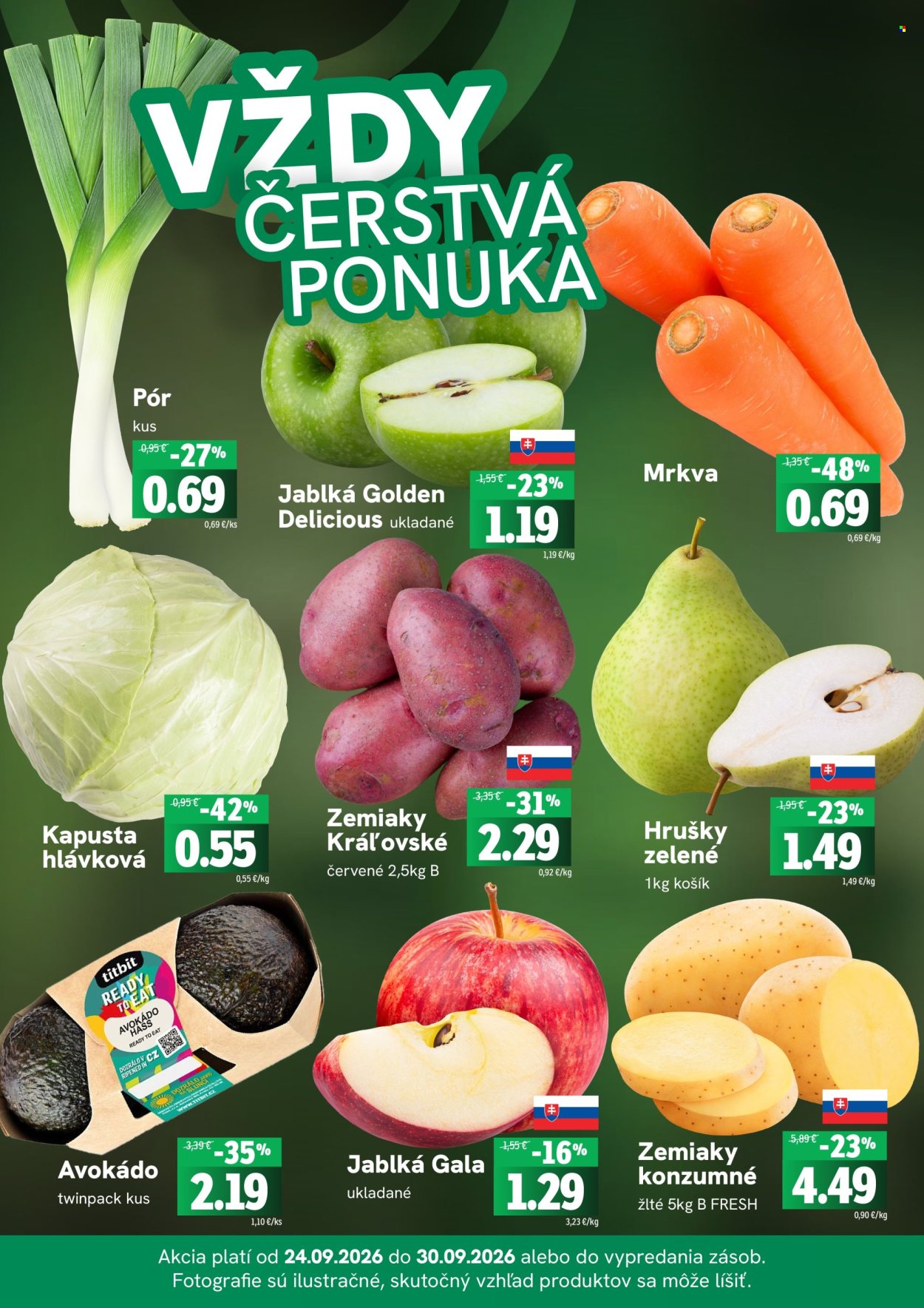 Leták FRESH - 24.9.2026 - 30.9.2026. Strana 3