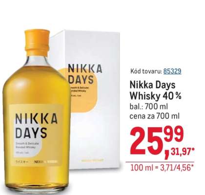 Nikka Days whisky 40 %