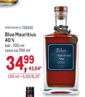 Blue Mauritius 40 %