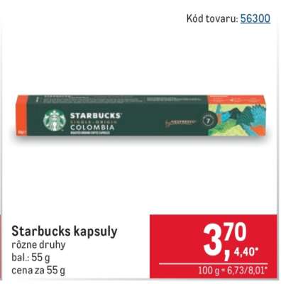 Starbucks kapsuly