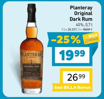 Planteray original dark rum