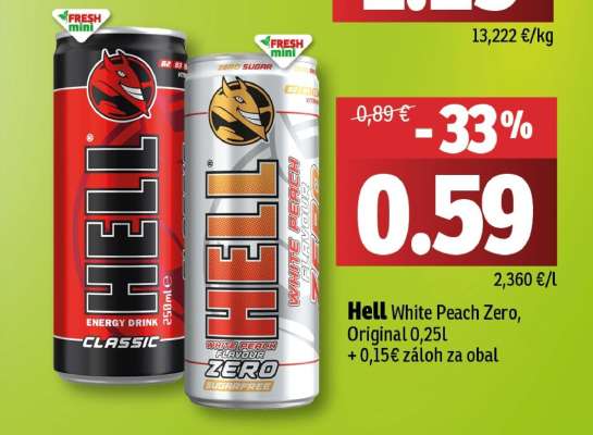 Hell White Peach Zero, Original 0,25l
