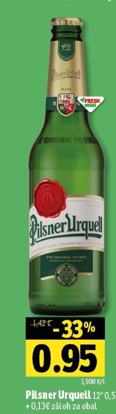 Pilsner Urquell 12% 0,5l