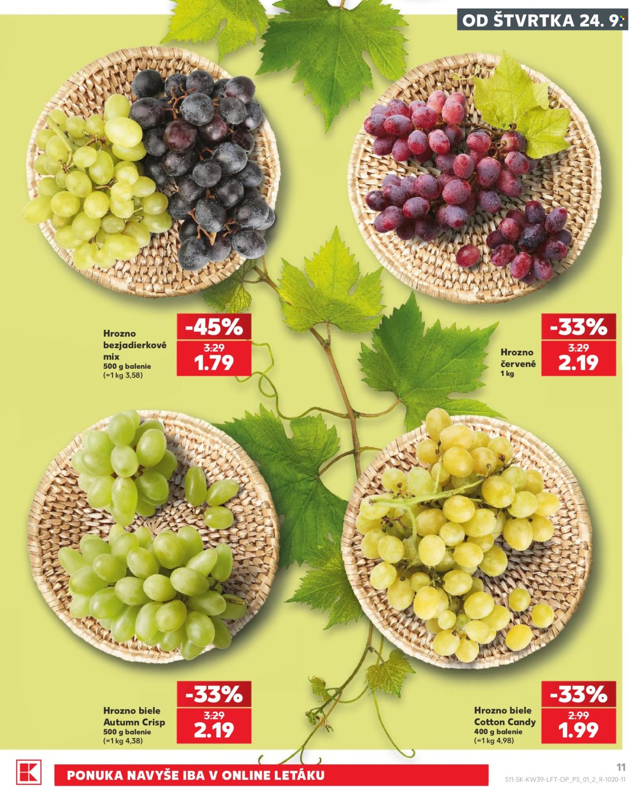 Leták Kaufland - 24.9.2026 - 30.9.2026. Strana 11
