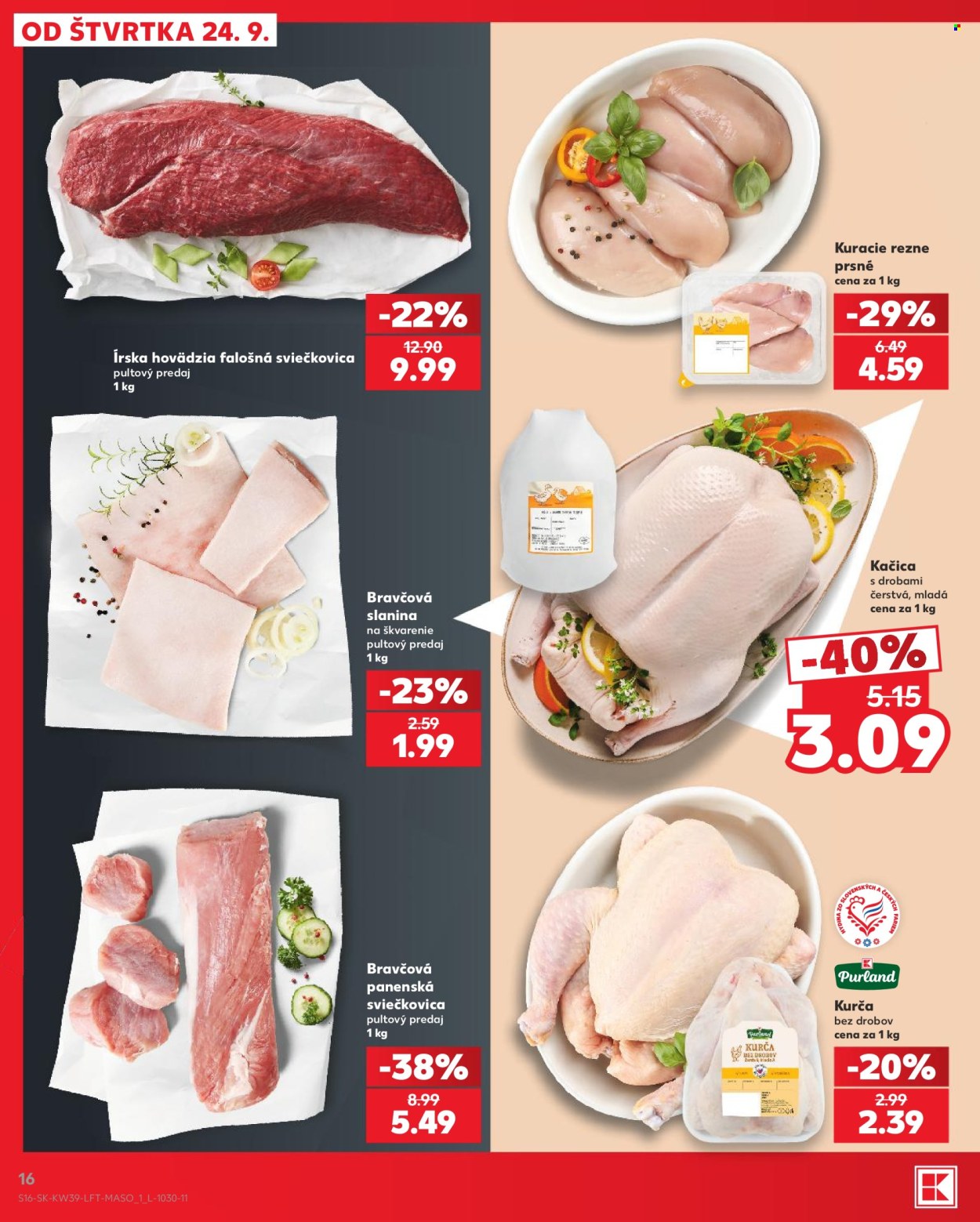 Leták Kaufland - 24.9.2026 - 30.9.2026. Strana 16