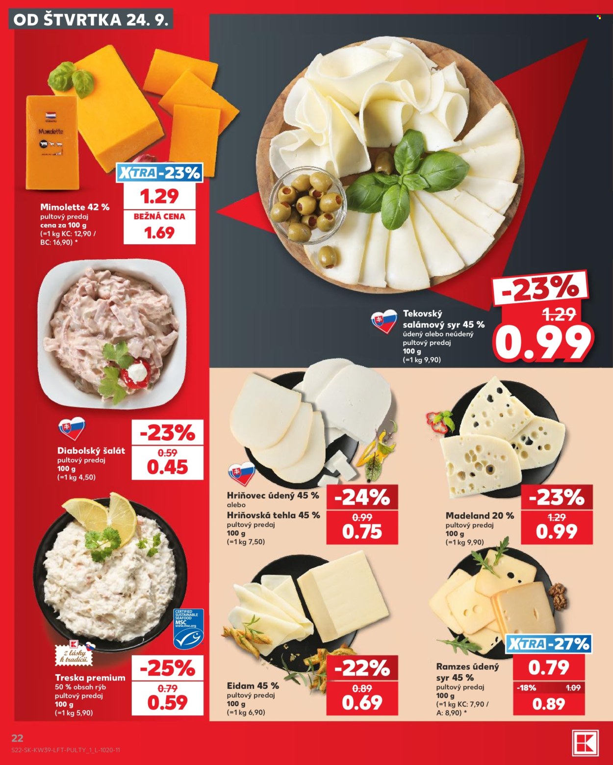 Leták Kaufland - 24.9.2026 - 30.9.2026. Strana 22