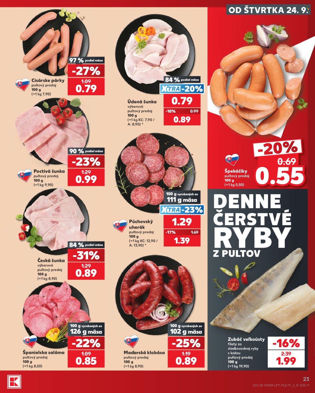 Leták Kaufland - 24.9.2026 - 30.9.2026. Strana 23