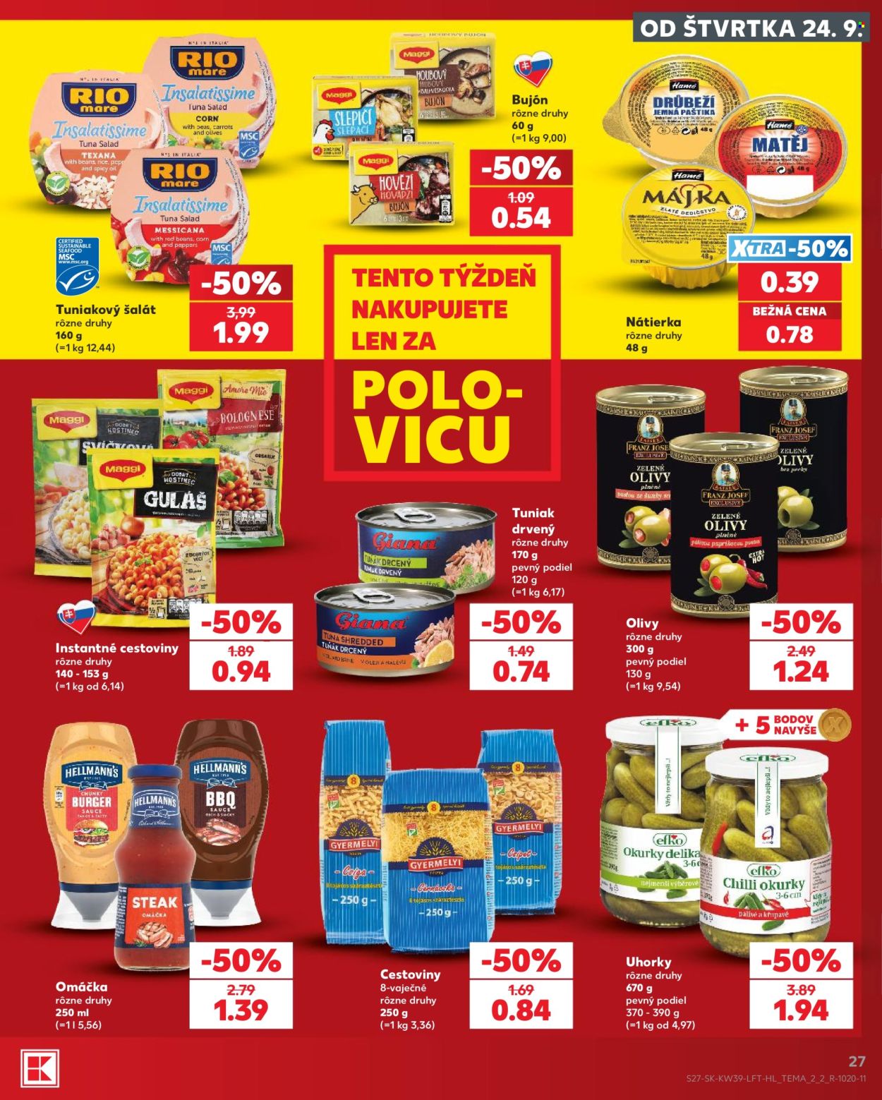 Leták Kaufland - 24.9.2026 - 30.9.2026. Strana 27