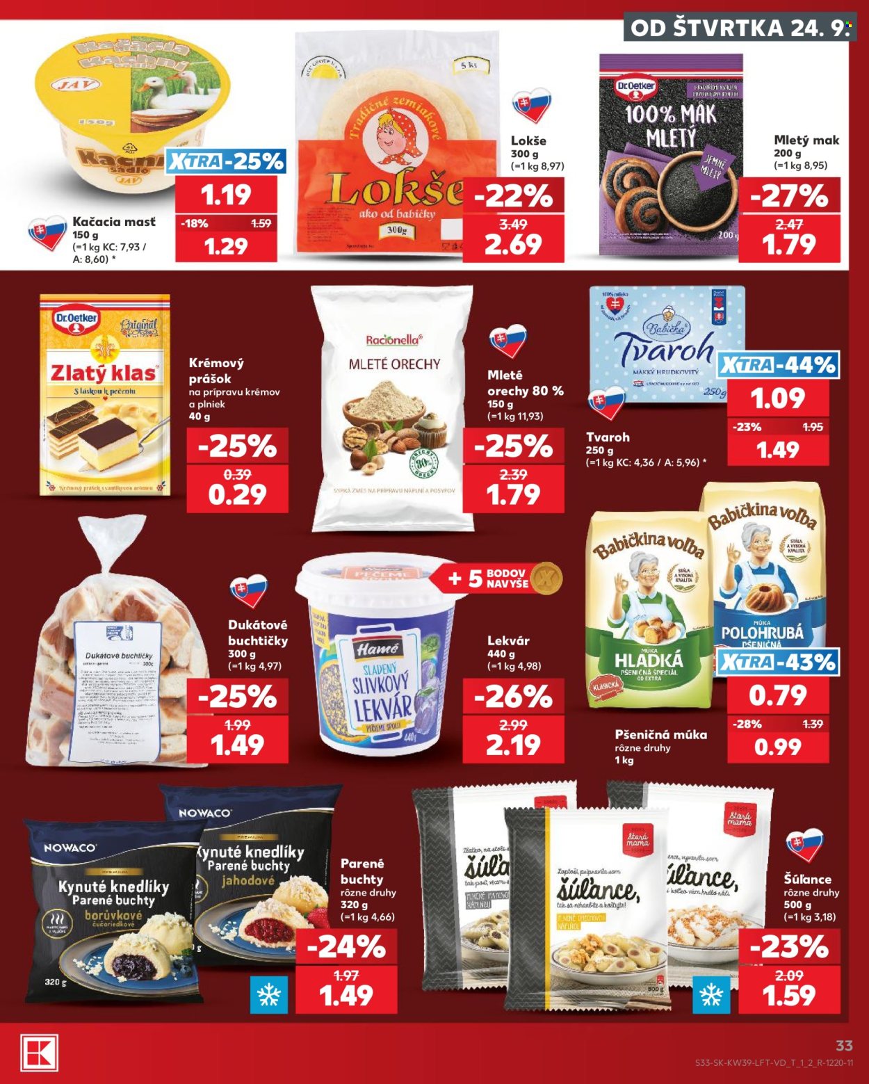 Leták Kaufland - 24.9.2026 - 30.9.2026. Strana 33