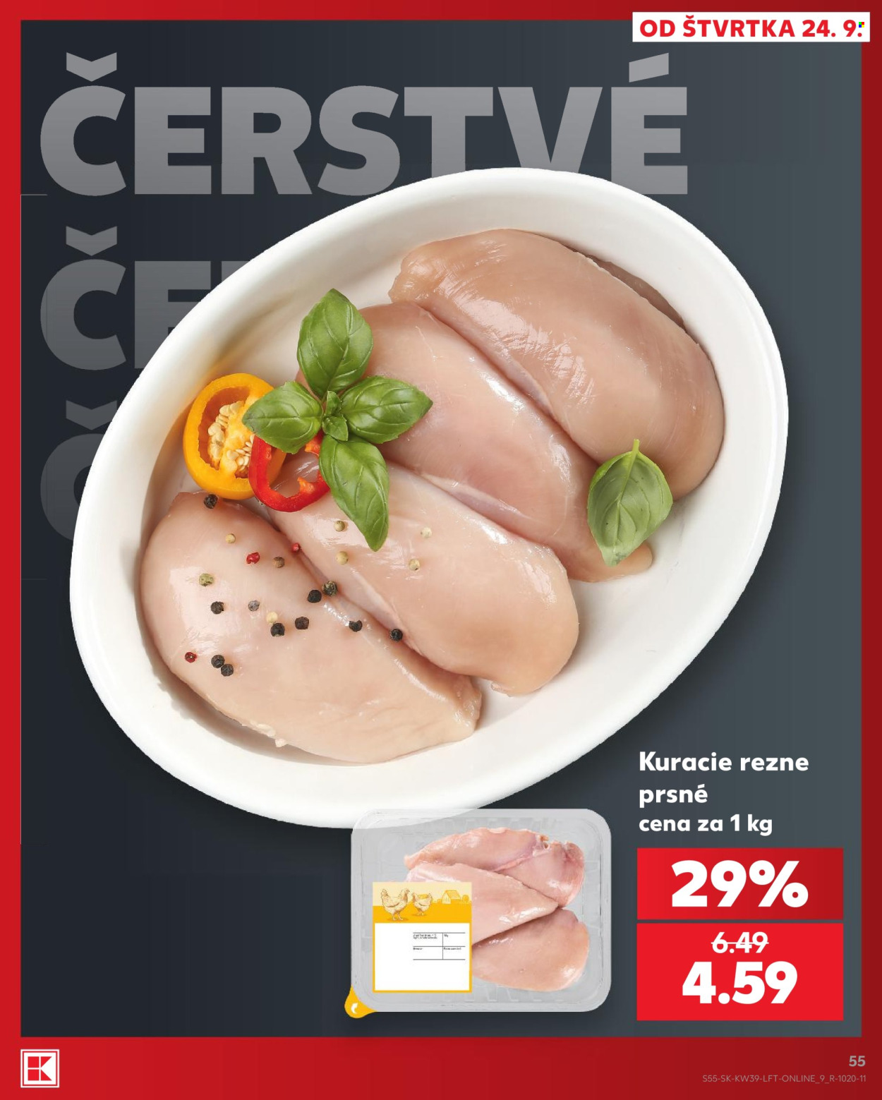 Leták Kaufland - 24.9.2026 - 30.9.2026. Strana 55