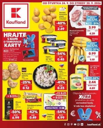 Leták Kaufland - 24.9.2026 - 30.9.2026.