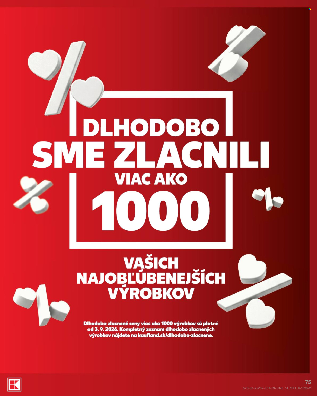 Leták Kaufland - 24.9.2026 - 30.9.2026. Strana 75