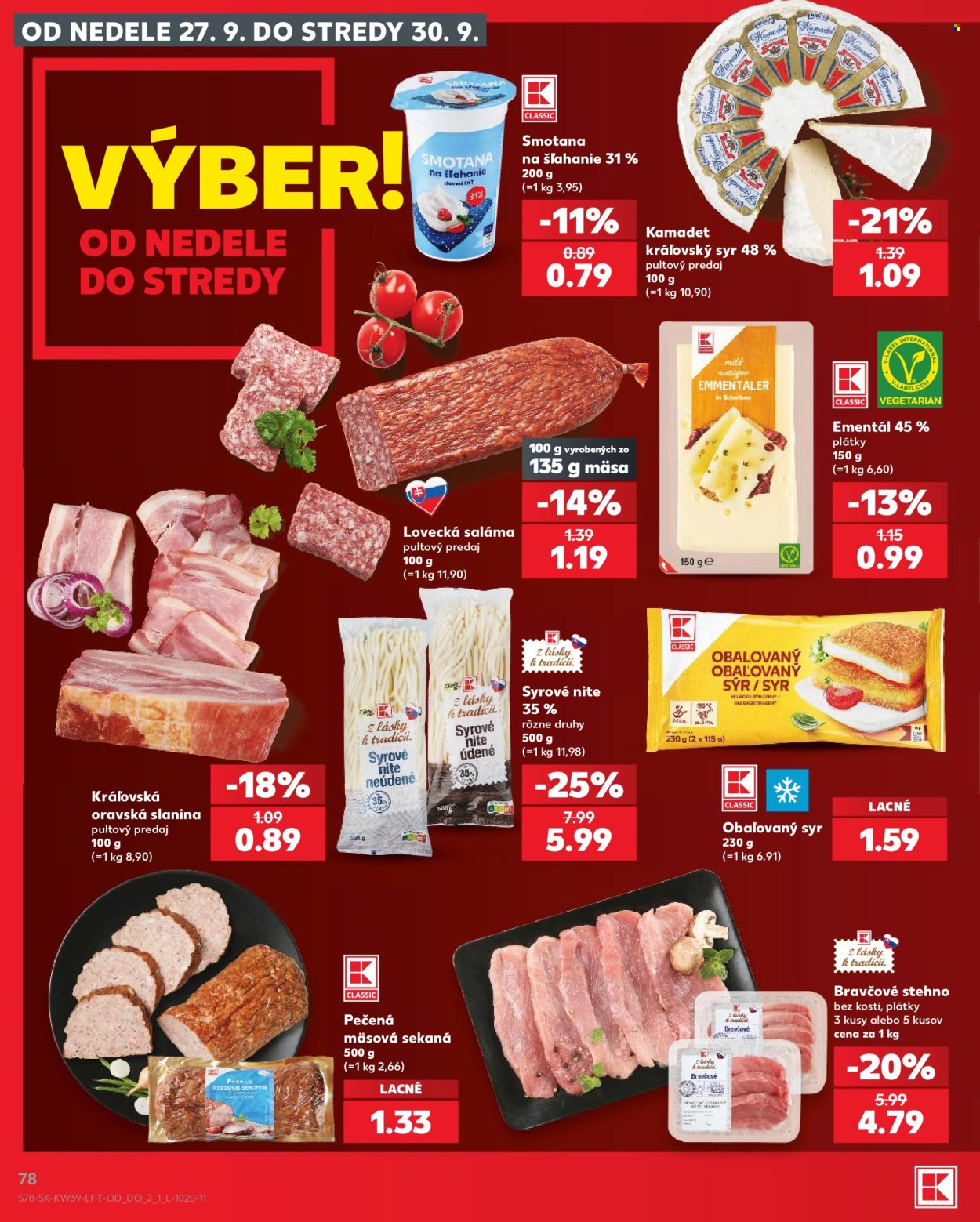 Leták Kaufland - 24.9.2026 - 30.9.2026. Strana 78