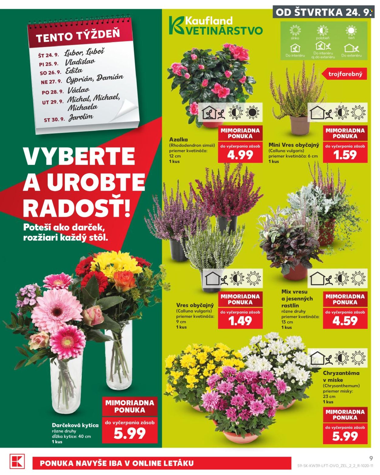Leták Kaufland - 24.9.2026 - 30.9.2026. Strana 9