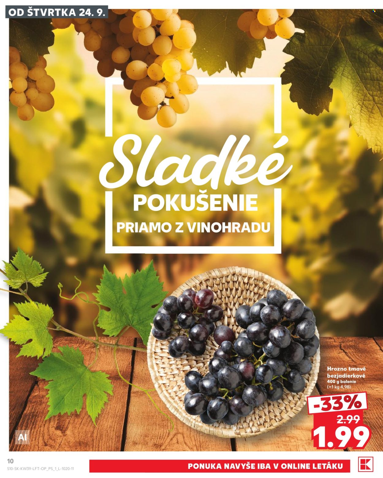 Leták Kaufland - 24.9.2026 - 30.9.2026. Strana 10