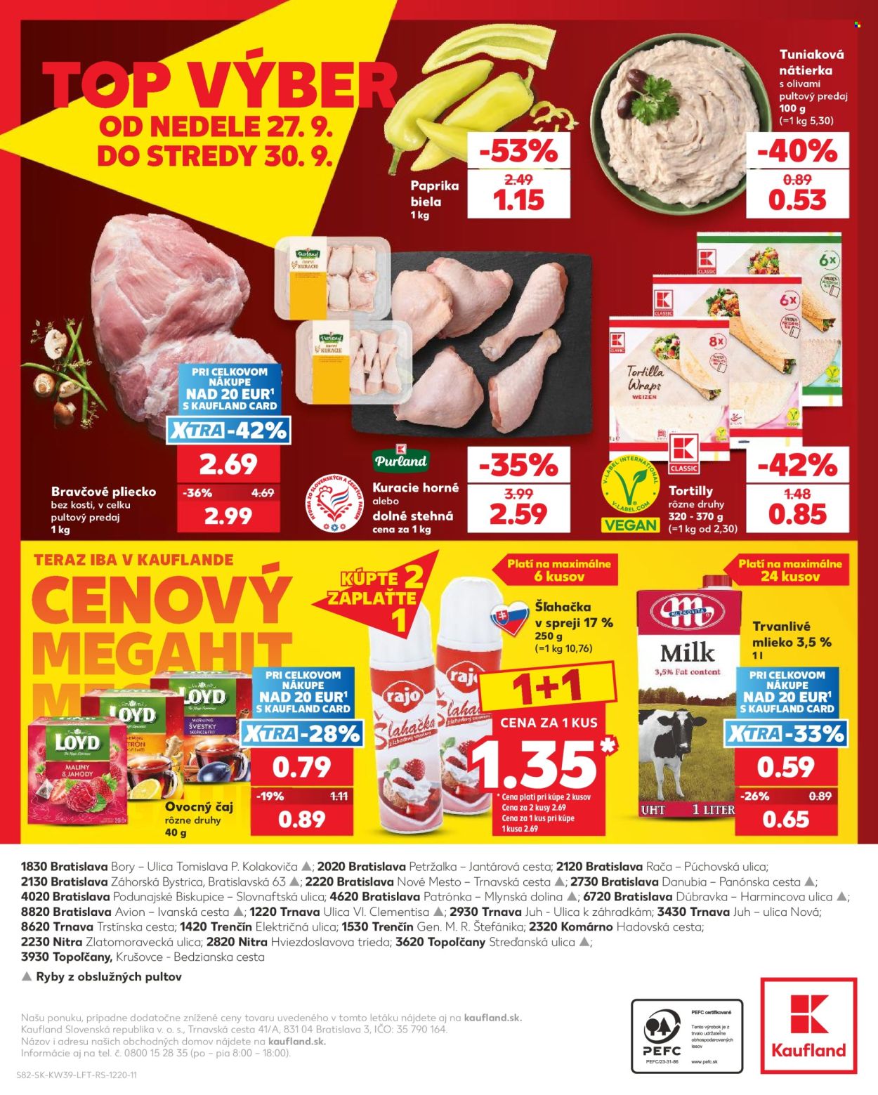 Leták Kaufland - 24.9.2026 - 30.9.2026. Strana 82