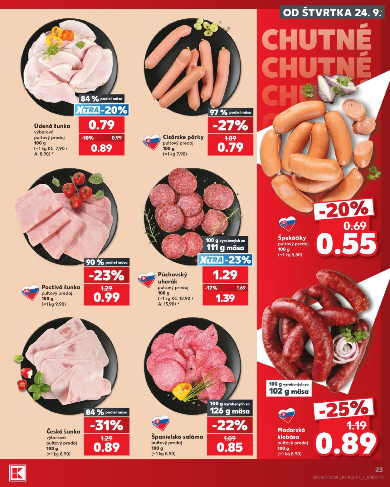 Leták Kaufland - 24.9.2026 - 30.9.2026. Strana 23
