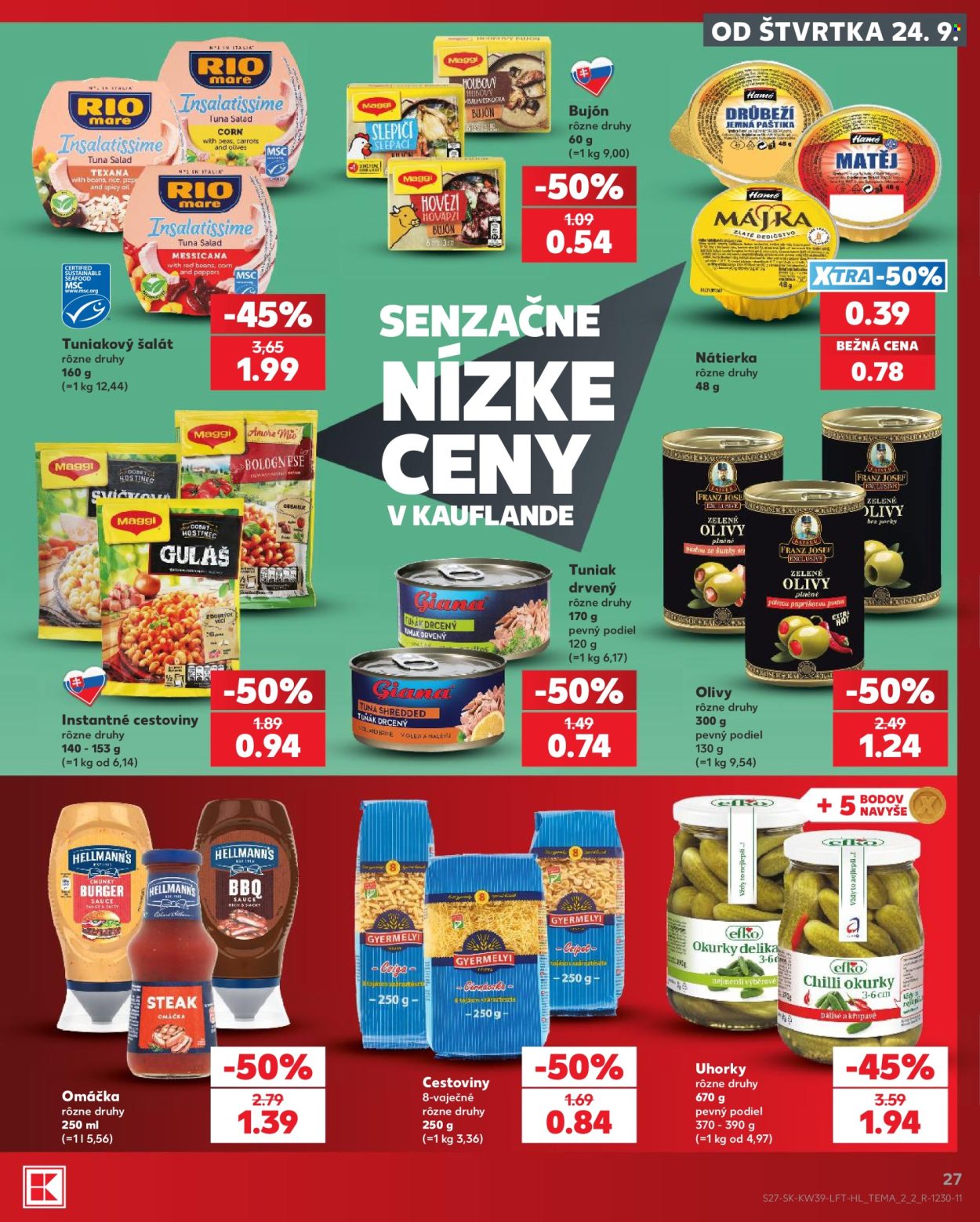Leták Kaufland - 24.9.2026 - 30.9.2026. Strana 27