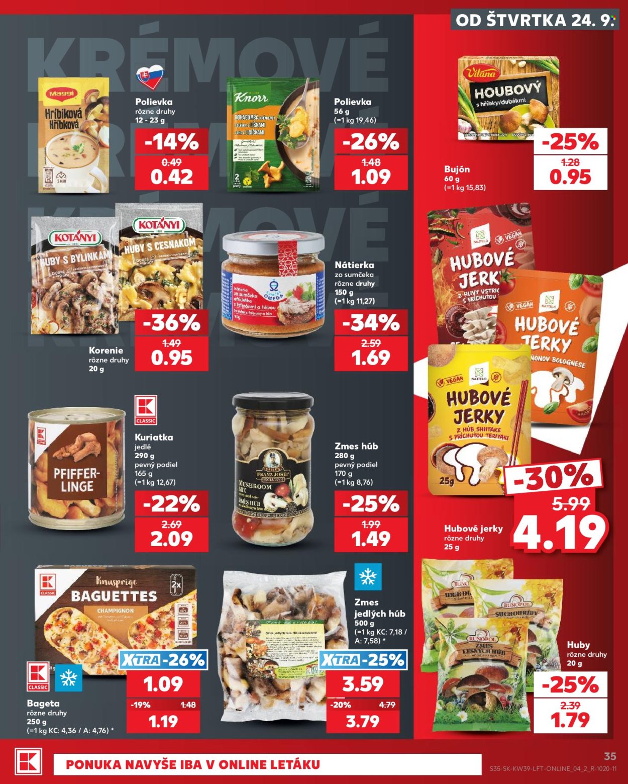 Leták Kaufland - 24.9.2026 - 30.9.2026. Strana 35