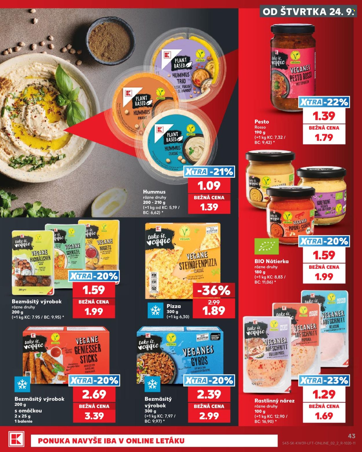 Leták Kaufland - 24.9.2026 - 30.9.2026. Strana 43