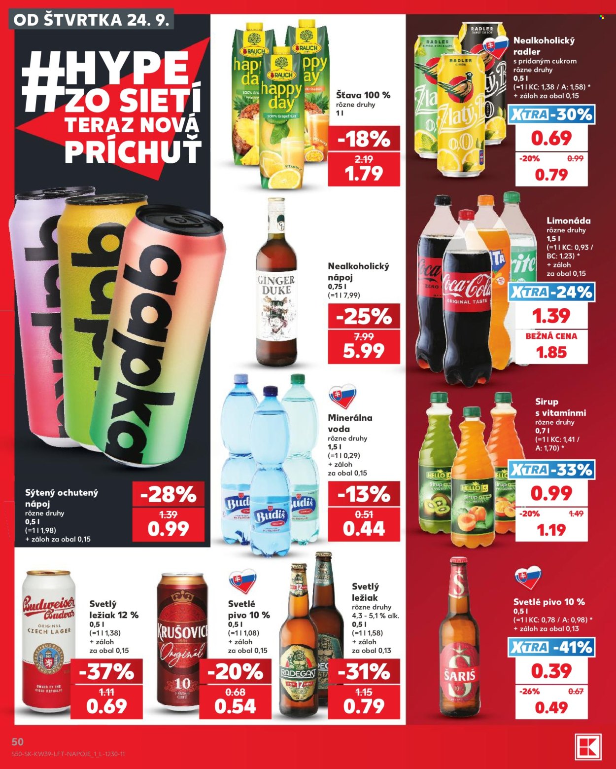 Leták Kaufland - 24.9.2026 - 30.9.2026. Strana 50