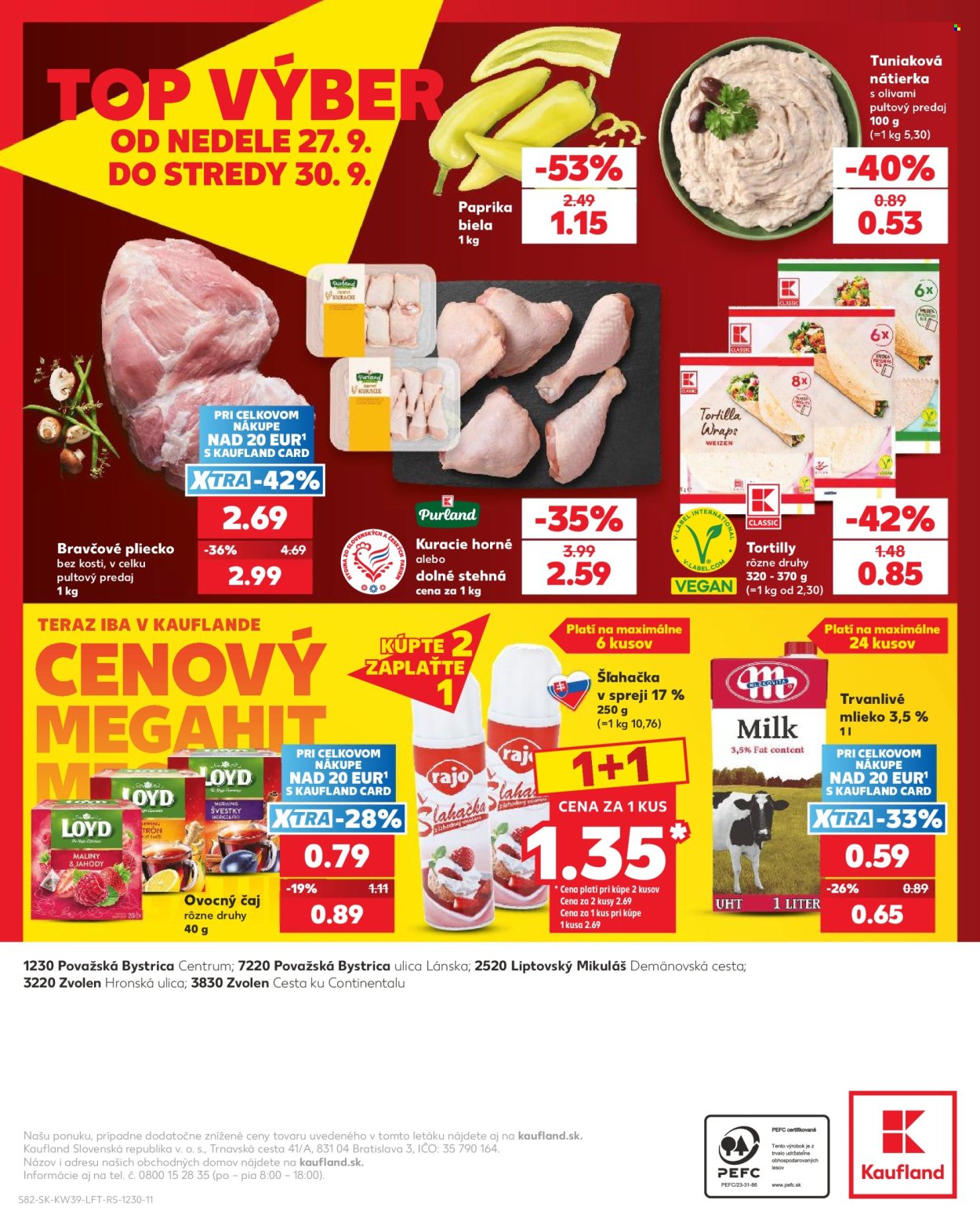 Leták Kaufland - 24.9.2026 - 30.9.2026. Strana 82