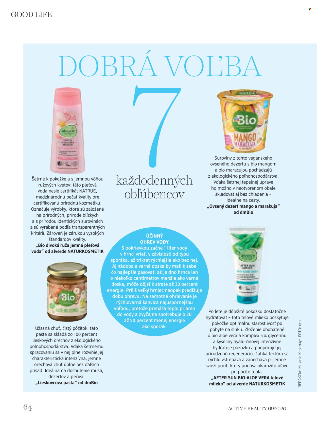 Leták dm drogerie. Strana 64