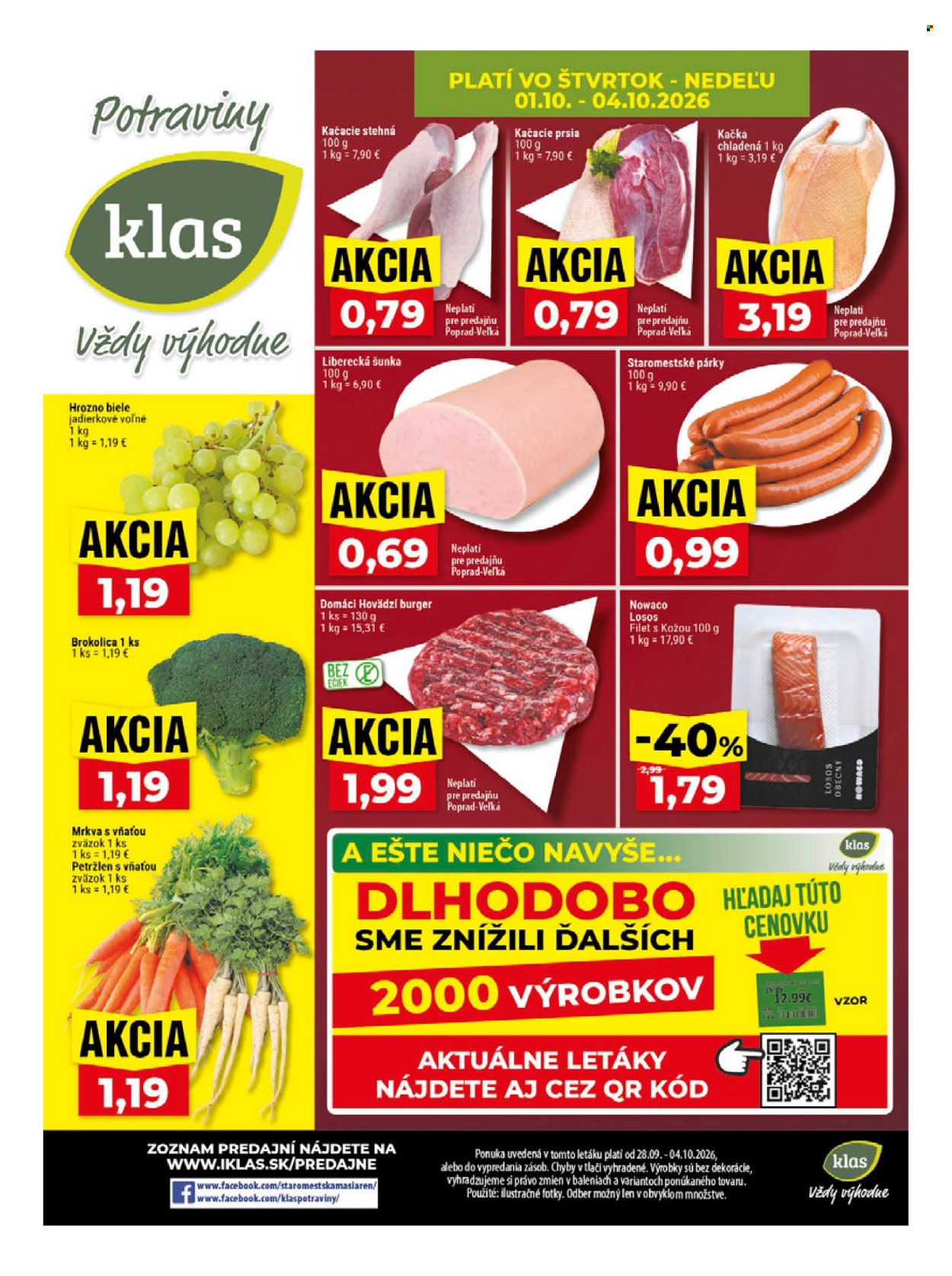 Leták Klas - 28.9.2026 - 4.10.2026. Strana 25