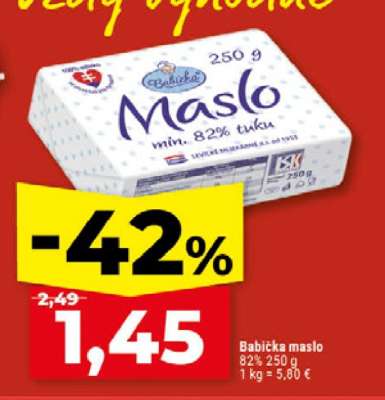 BABIČKA Maslo