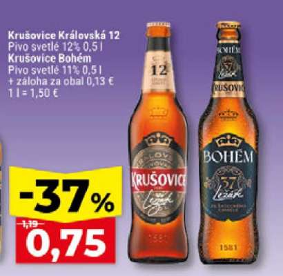 Krušovice Královská 12, Krušovice Bohém