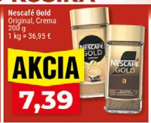 Nescafé Gold Original, Crema