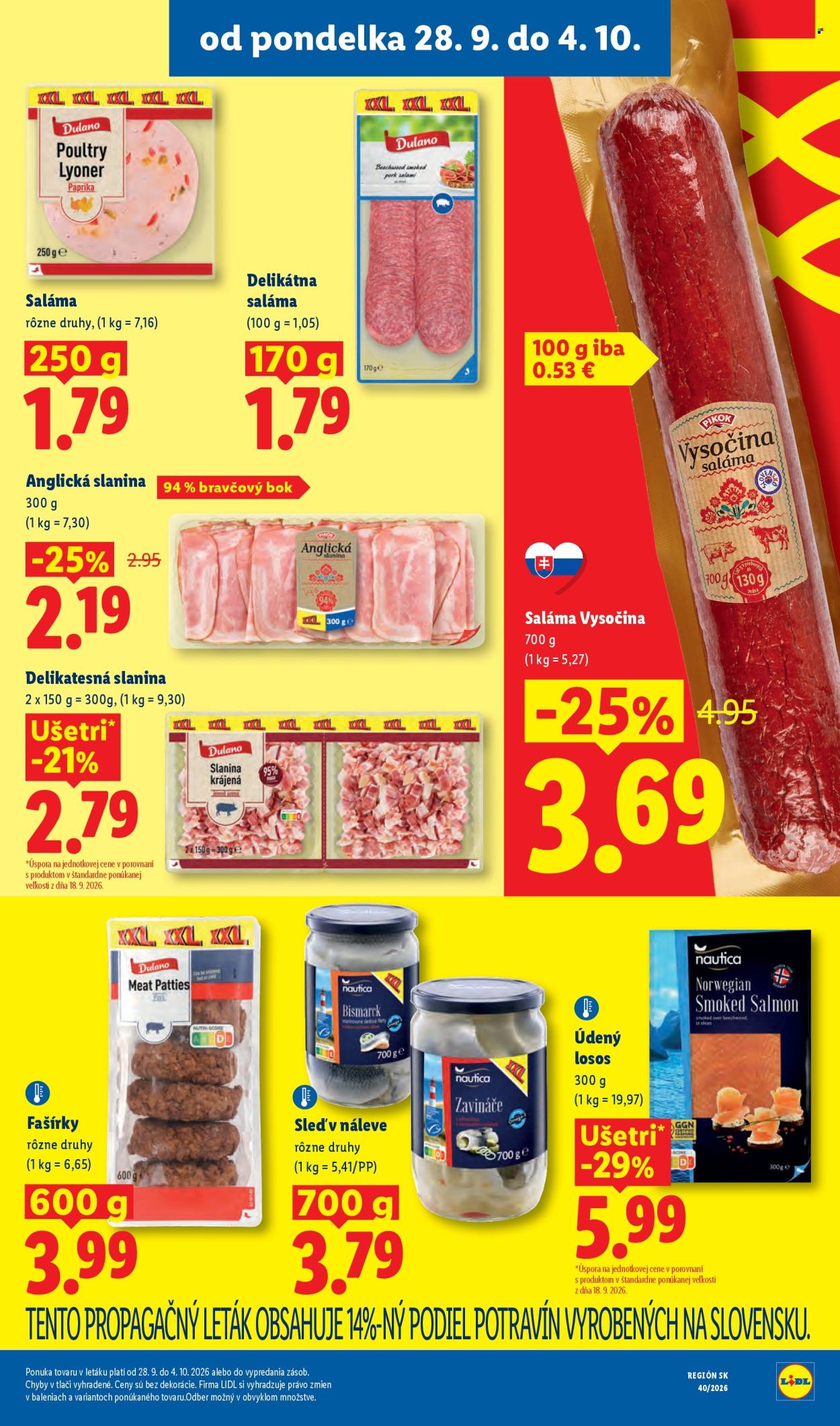 Leták Lidl - 28.9.2026 - 4.10.2026. Strana 25