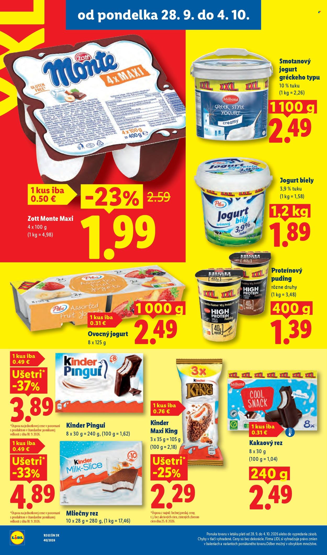 Leták Lidl - 28.9.2026 - 4.10.2026. Strana 28
