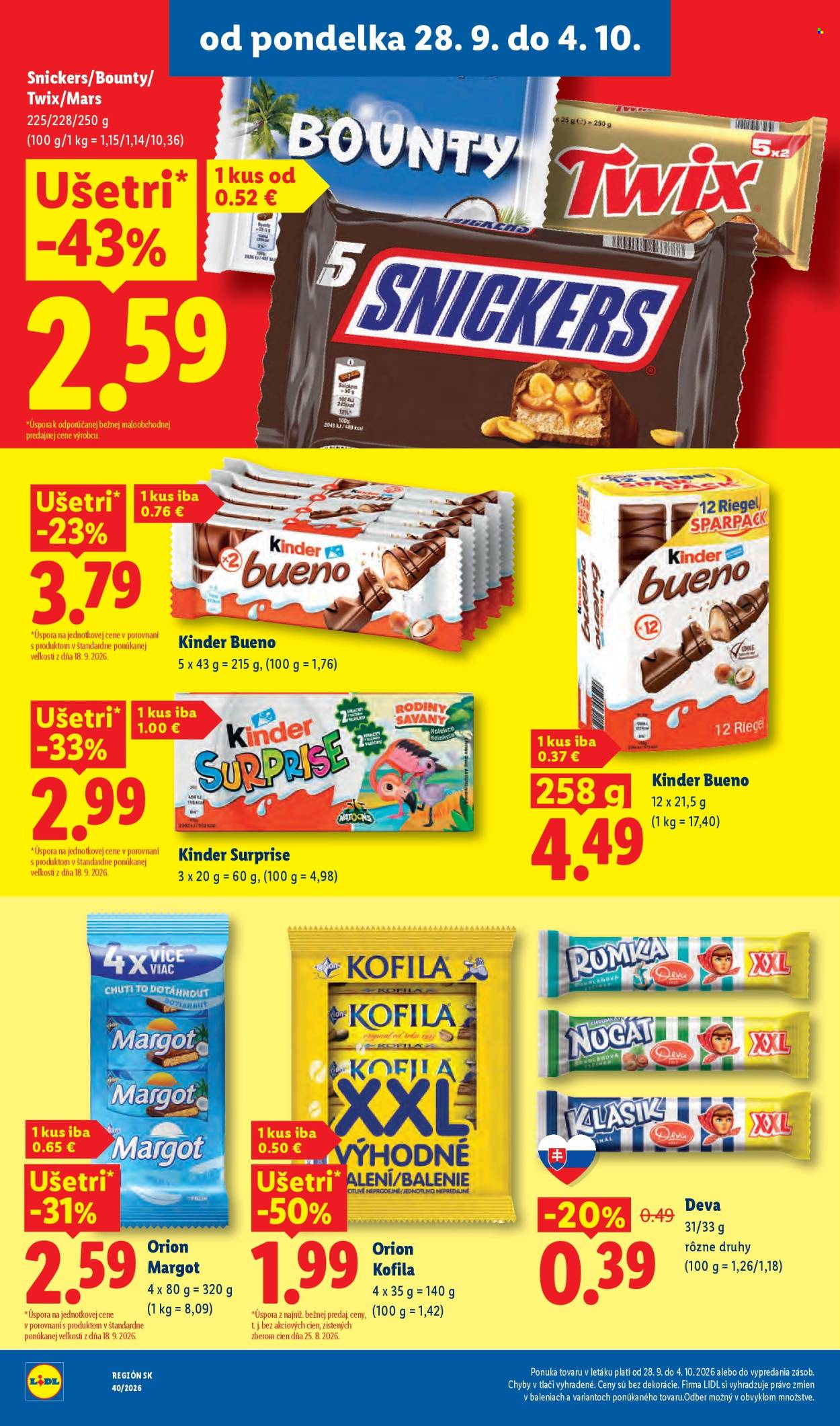 Leták Lidl - 28.9.2026 - 4.10.2026. Strana 30