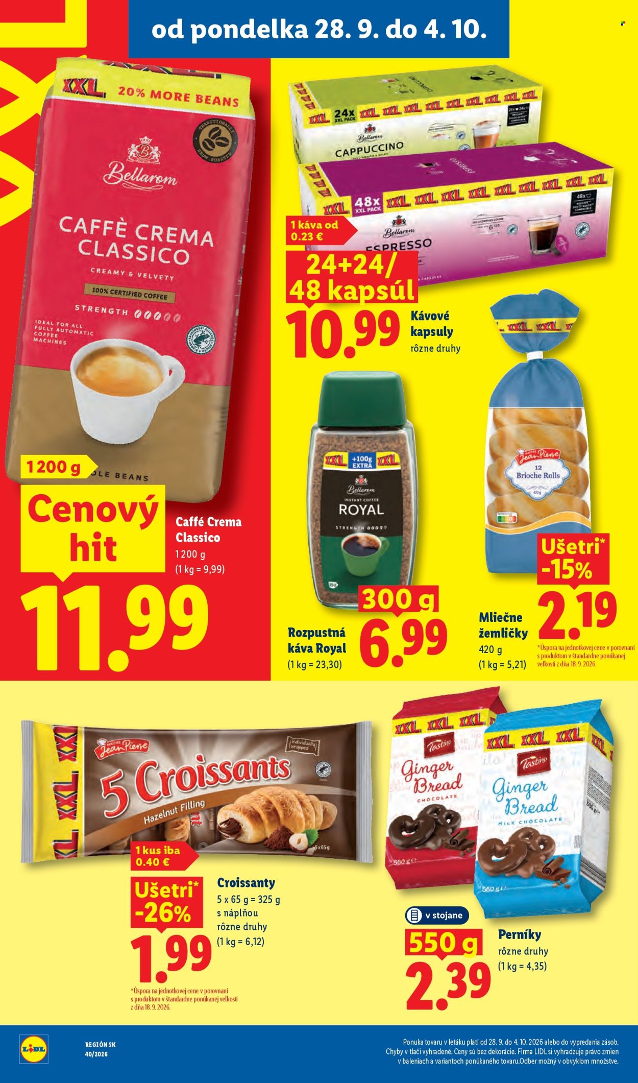 Leták Lidl - 28.9.2026 - 4.10.2026. Strana 34