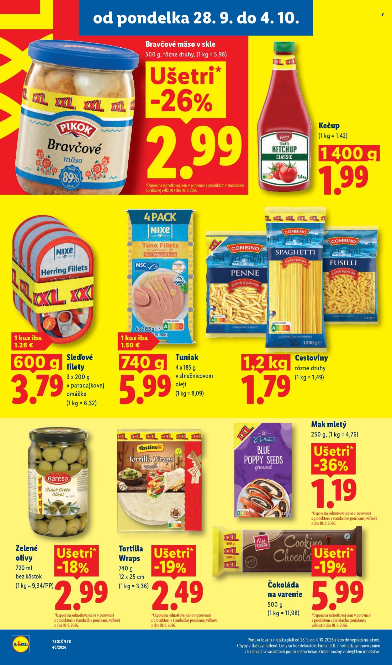 Leták Lidl - 28.9.2026 - 4.10.2026. Strana 36
