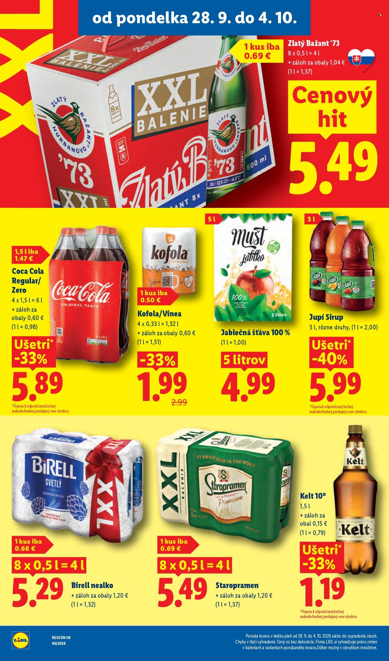 Leták Lidl - 28.9.2026 - 4.10.2026. Strana 37