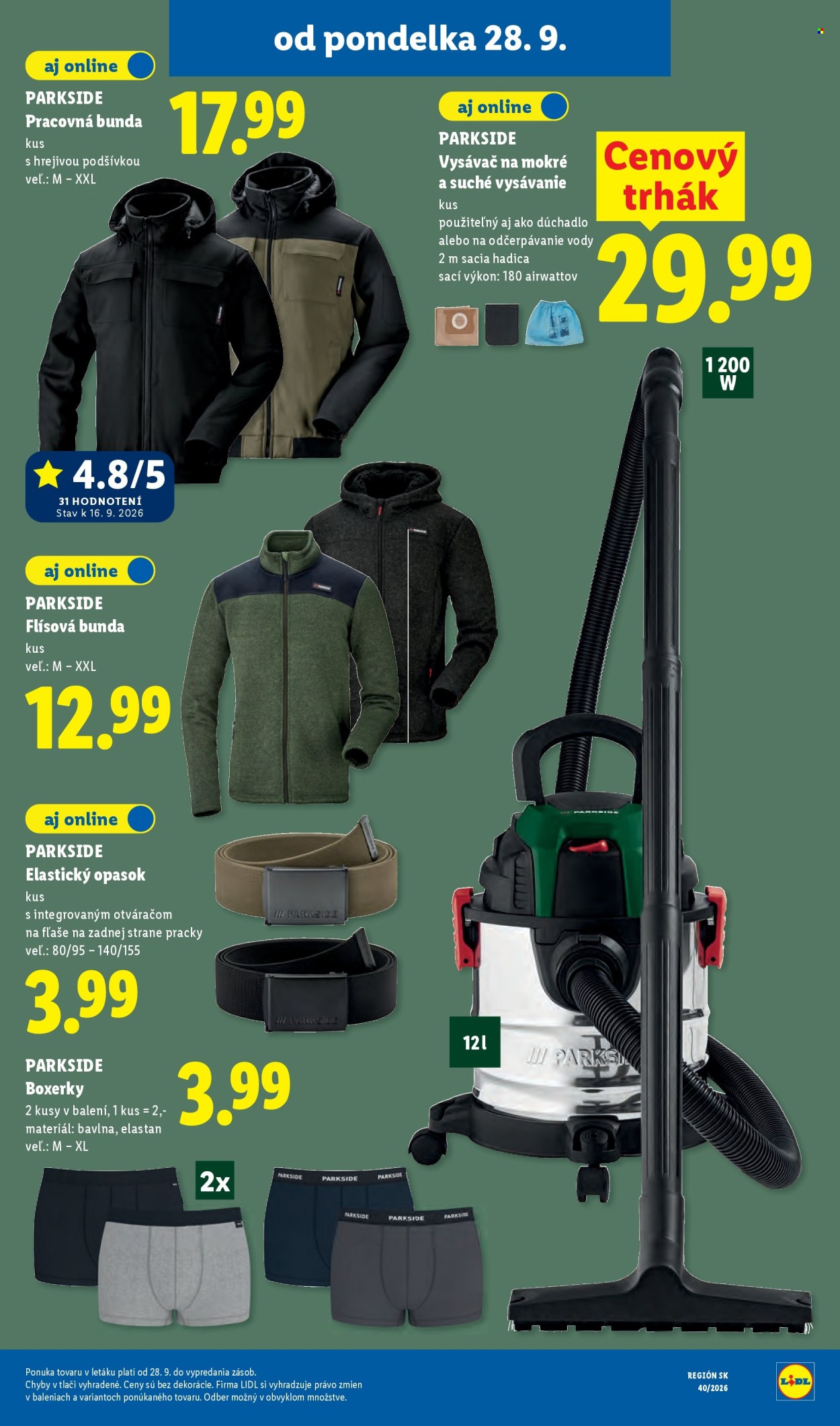 Leták Lidl - 28.9.2026 - 4.10.2026. Strana 55