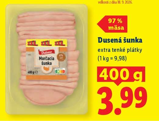 Dusená šunka
