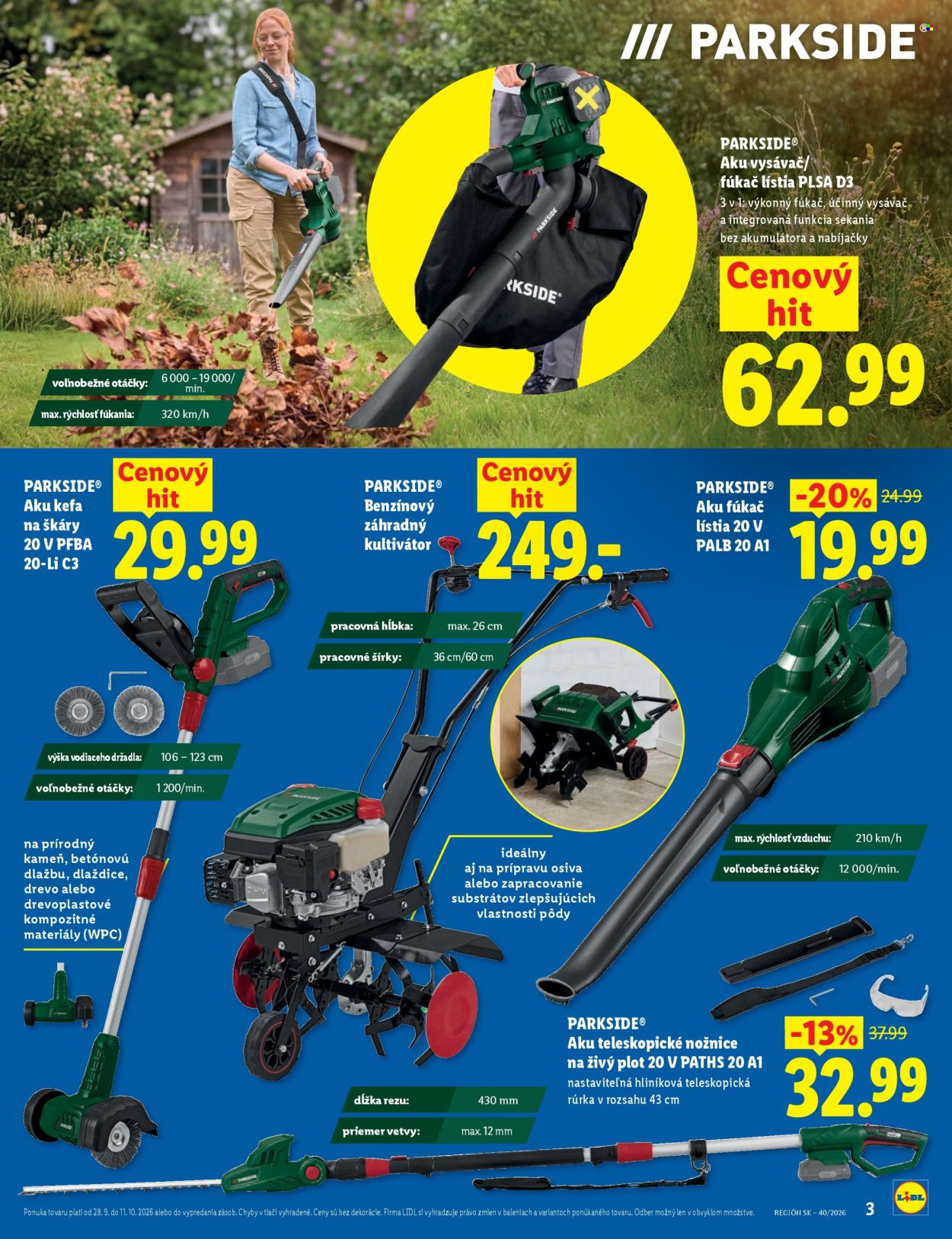 Leták Lidl - 28.9.2026 - 11.10.2026. Strana 3