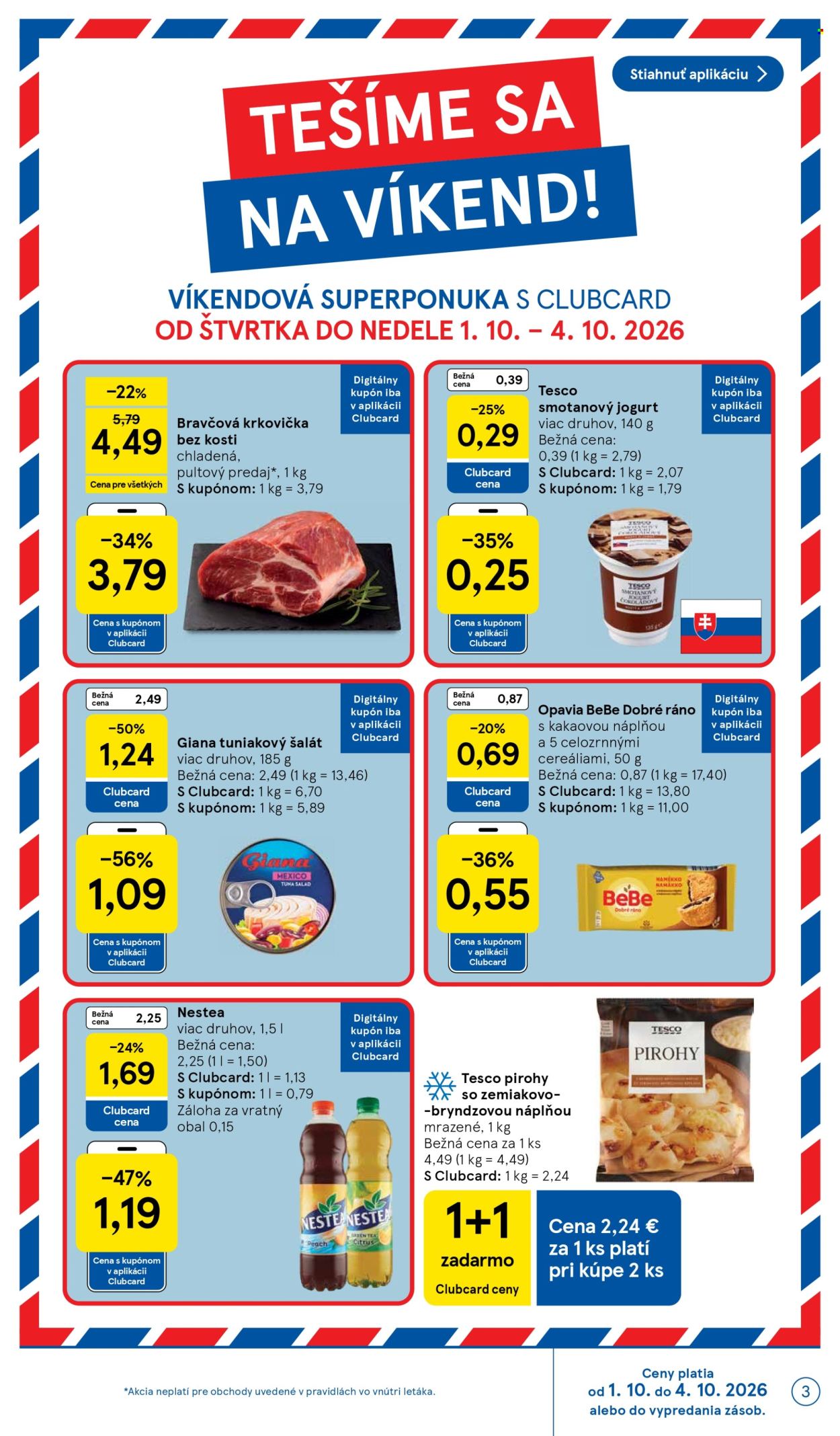 Leták TESCO - 30.9.2026 - 6.10.2026. Strana 3