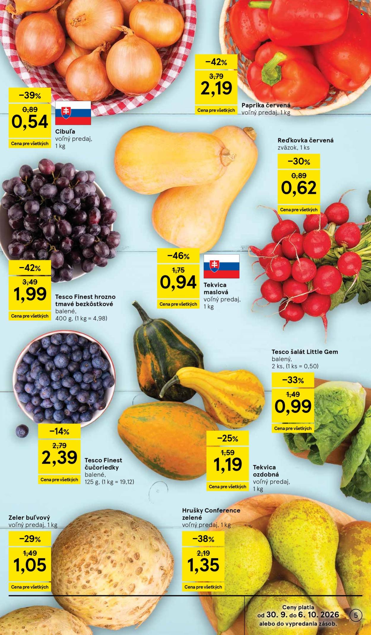 Leták TESCO - 30.9.2026 - 6.10.2026. Strana 5