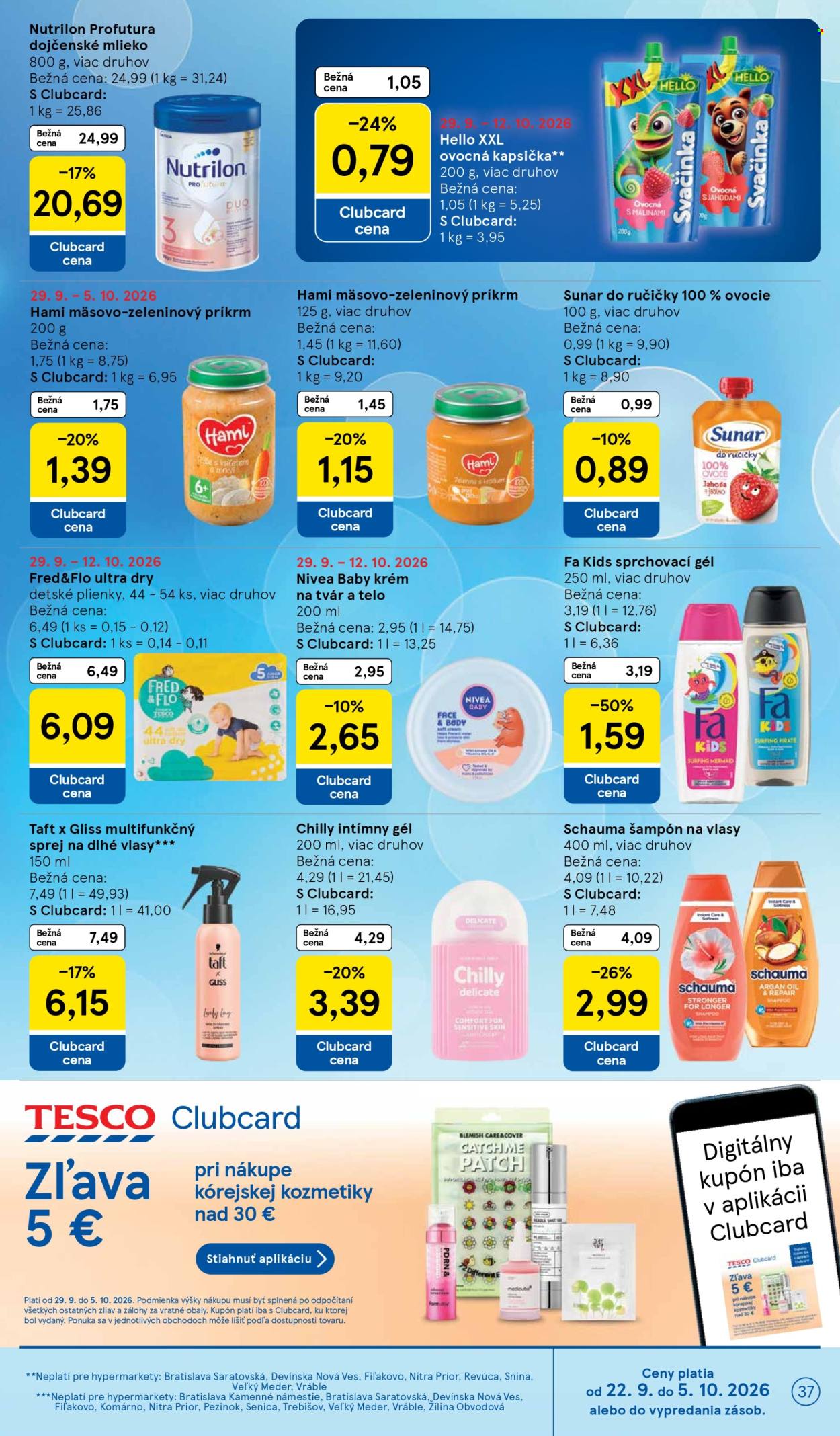 Leták TESCO - 30.9.2026 - 6.10.2026. Strana 37