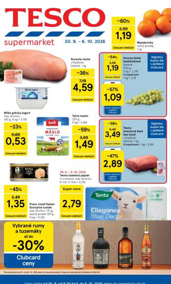 thumbnail - Leták TESCO supermarket