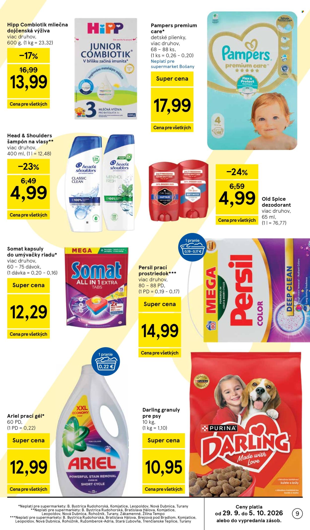 Leták TESCO supermarket - 30.9.2026 - 6.10.2026. Strana 9