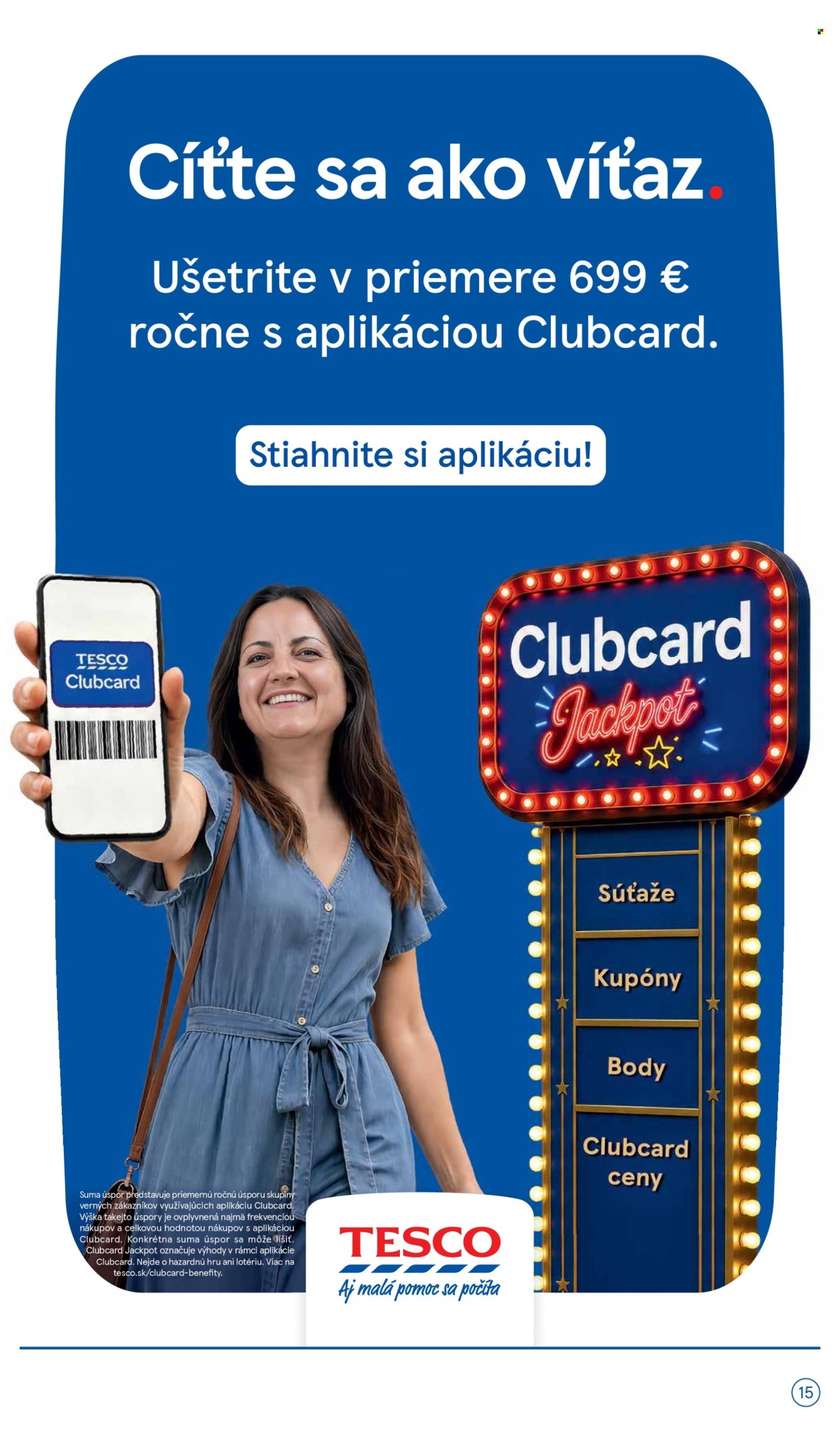Leták TESCO supermarket - 30.9.2026 - 6.10.2026. Strana 15