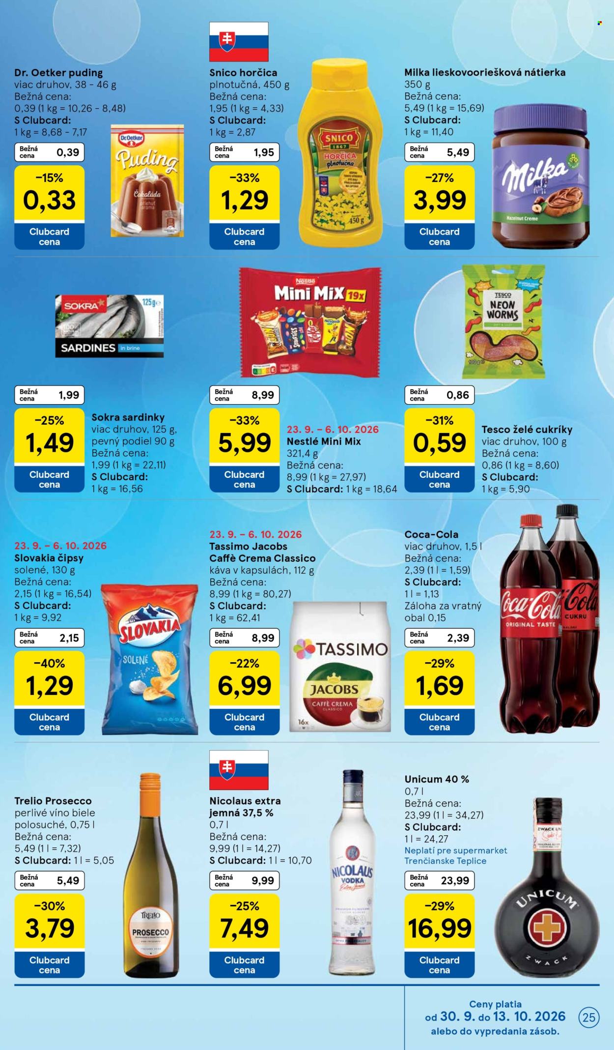 Leták TESCO supermarket - 30.9.2026 - 6.10.2026. Strana 25