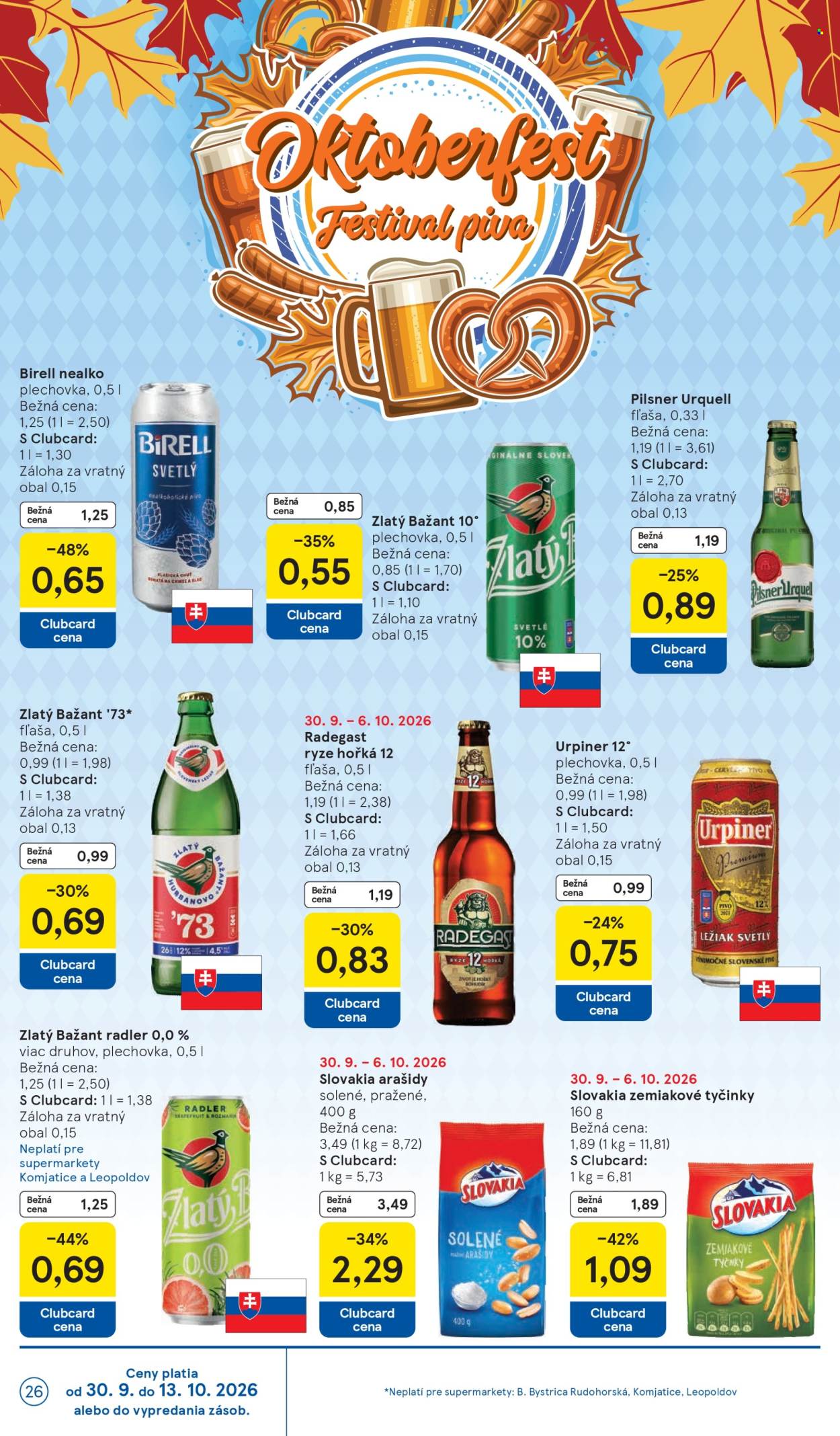 Leták TESCO supermarket - 30.9.2026 - 6.10.2026. Strana 26